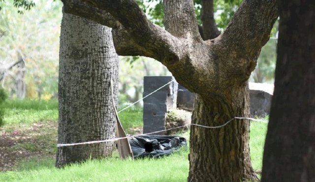 Encuentran un cuerpo desmembrado en una plaza