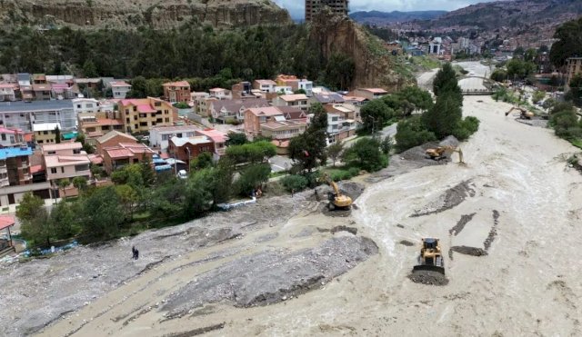 Declararon estado de emergencia por las intentas lluvias en La Paz